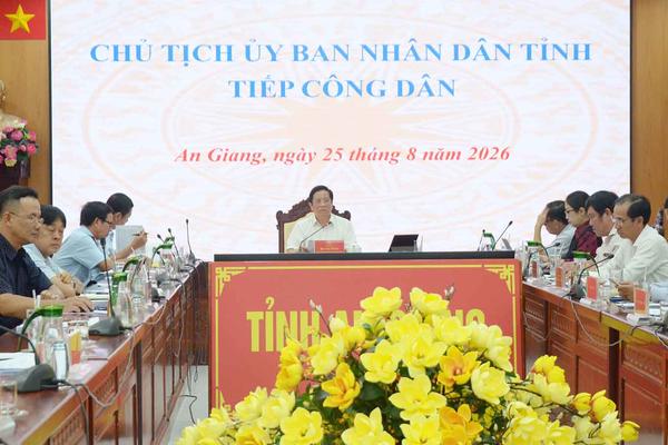 An Giang tăng cường phối hợp giải quyết khiếu nại qua tiếp công dân trực tuyến