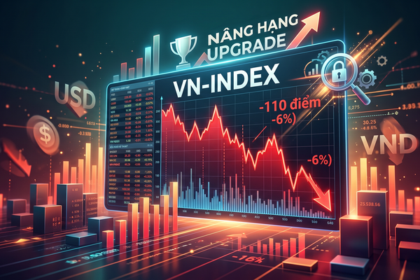 Giải mã nghịch lý thị trường chứng khoán lao dốc mạnh sau khi nâng hạng
