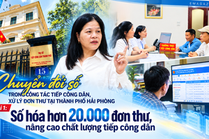 Hải Phòng: Số hóa hơn 20.000 đơn thư, nâng cao chất lượng tiếp công dân