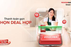 Một lần quét QR Techcombank, nhận đa tầng ưu đãi: Dùng voucher, thanh toán bằng U-Point và trúng iPhone 18 Pro mỗi ngày