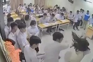 Sở Giáo dục Hà Nội thông tin vụ học sinh hành hung cô giáo trên bục giảng