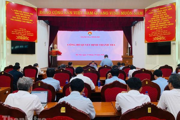 Công bố Quyết định thanh tra về tiếp công dân, giải quyết khiếu nại, tố cáo tại 7 tỉnh, thành phố khu vực Miền Trung