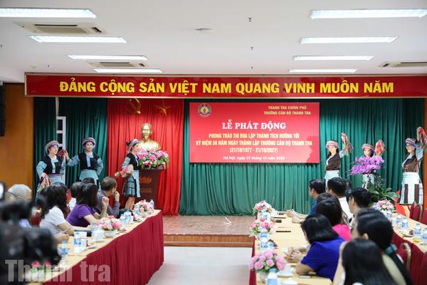 Trường Cán bộ Thanh tra phát động thi đua hướng tới kỷ niệm 50 năm thành lập