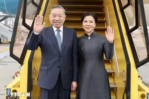 Tổng Bí thư, Chủ tịch nước Tô Lâm và Phu nhân kết thúc tốt đẹp chuyến thăm Đan Mạch
