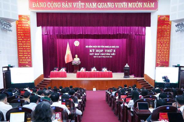 Nghệ An: Thông qua 24 nghị quyết quan trọng, tạo động lực phát triển kinh tế - xã hội