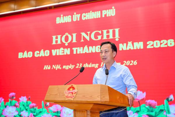 Hội nghị Báo cáo viên Đảng ủy Chính phủ: Nhấn mạnh trách nhiệm phòng, chống tham nhũng