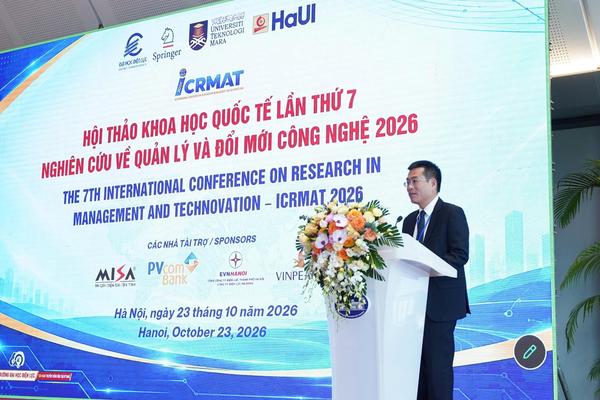 ICRMAT 2026: Hội tụ tri thức, thúc đẩy chuyển đổi số và chuyển dịch năng lượng