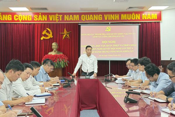 Đảng bộ Cục IX quán triệt, triển khai thực hiện Nghị quyết Hội nghị Trung ương 4 khóa XIV