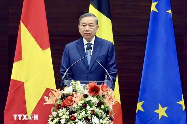 Tổng Bí thư, Chủ tịch nước Tô Lâm phát biểu chính sách tại Viện Quan hệ Quốc tế Hoàng gia Egmont