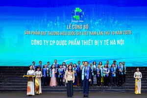 Hapharco được vinh danh Thương hiệu Quốc gia 2026: Khẳng định uy tín trong ngành dược phẩm