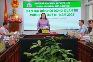Tổng nguồn vốn tín dụng chính sách trên địa bàn TP Cần Thơ đạt hơn 19.455 tỷ đồng