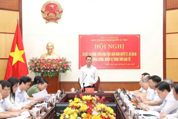 Thanh Hóa: Chuyển đổi số phải tạo giá trị thực chất, lấy hiệu quả làm thước đo