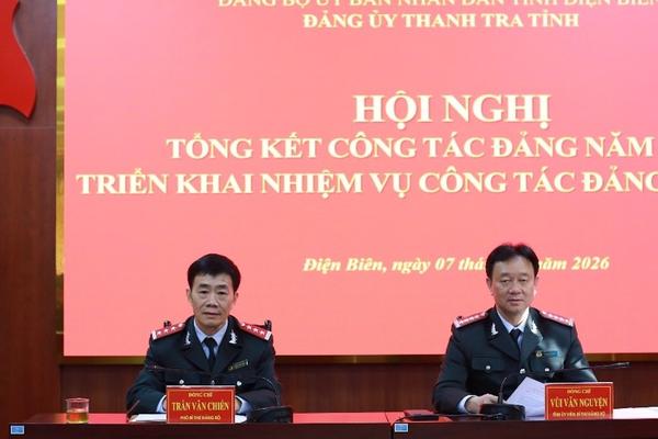 Thanh tra Điện Biên: Bảo đảm sự lãnh đạo toàn diện của Đảng trong thực hiện nhiệm vụ