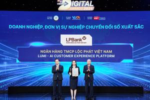 LPBank nhận Giải thưởng Chuyển đổi số Việt Nam 2026 với giải pháp tổng đài AI Lumi