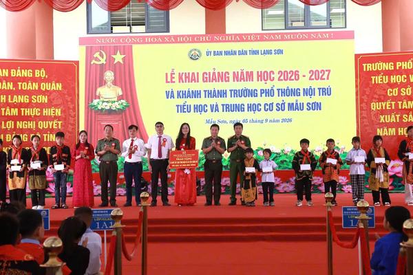 Lạng Sơn đẩy nhanh tiến độ xây dựng 7 trường nội trú liên cấp tại các xã biên giới