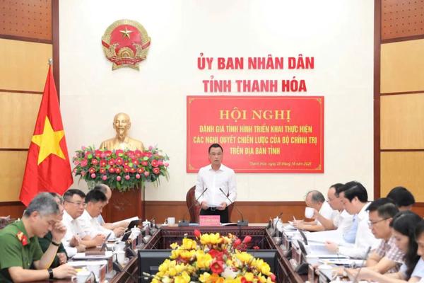 Thanh Hóa: Siết trách nhiệm người đứng đầu, xử lý dứt điểm nhiệm vụ chậm tiến độ
