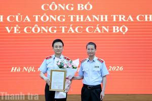 Ông Lê Xuân Chương được điều động, bổ nhiệm Cục trưởng Cục VI
