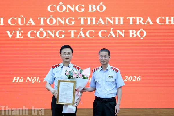 Ông Lê Xuân Chương được điều động, bổ nhiệm Cục trưởng Cục VI