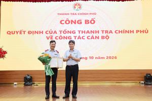 Cục trưởng Cục III được điều động, bổ nhiệm làm Chánh Văn phòng Đảng ủy Thanh tra Chính phủ