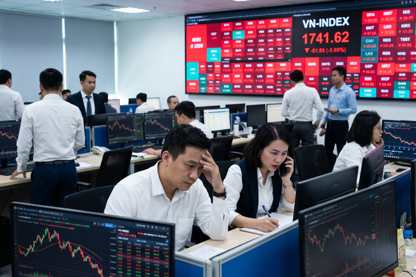 VN-Index giảm gần 14 điểm phiên cuối tháng 10