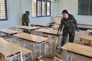 Hơn 77.000 ngày công của bộ đội góp sức dựng trường nơi biên giới Gia Lai