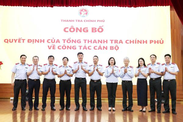 Thanh tra Chính phủ kiện toàn nhân sự lãnh đạo nhiều đơn vị