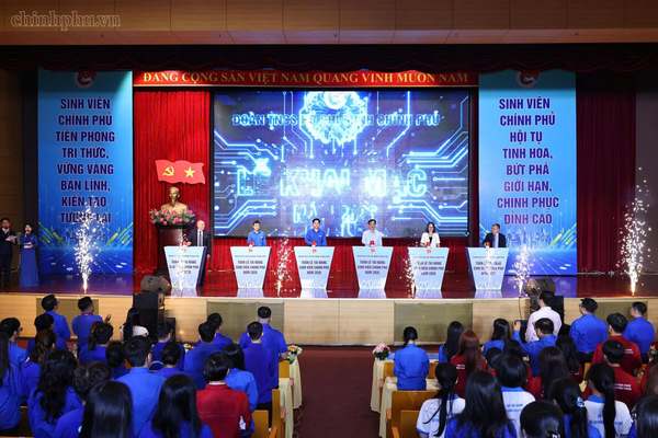 Tuần lễ Tài năng sinh viên Chính phủ 2026: Tiên phong tri thức - Kiến tạo tương lai